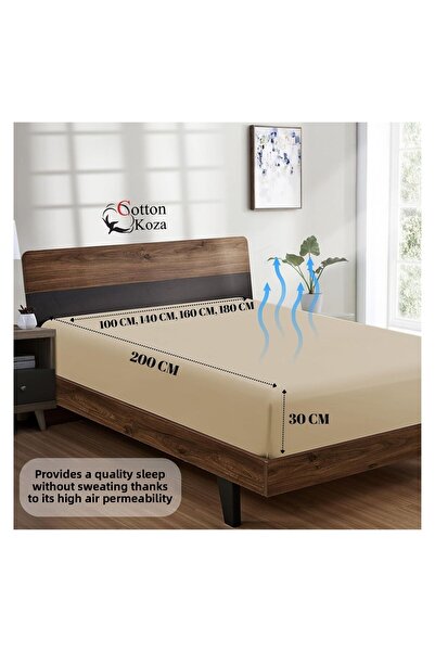 cottonkoza tekstil örme san. ve tic. ltd. şti. Fitted Sheet 100% Combed Cotton