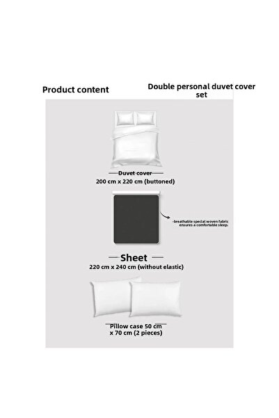 Loyal Home Double Duvet Cover Set - Elephant