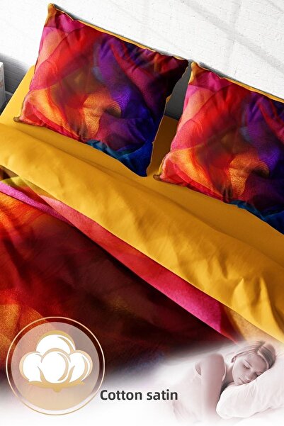 PerlaSera 3D Custom Design - Double Cotton Satin Duvet Cover Set