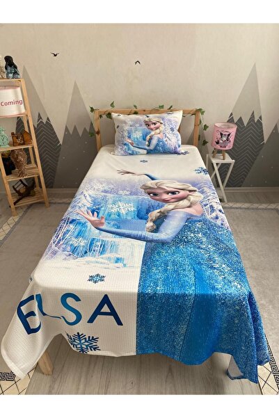 dekomingo Girl Character Frozen Baby and Child Baza Pique Set