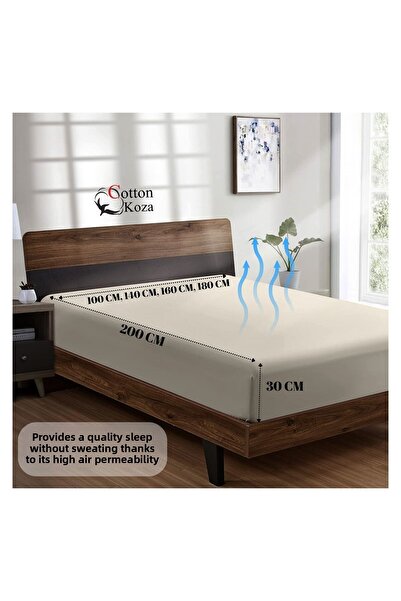 cottonkoza tekstil örme san. ve tic. ltd. şti. Fitted Sheet 100% Combed Cotton