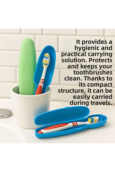 poswicon Θήκη οδοντόβουρτσας Υγιεινή και πρακτική προστατεύει και διατηρεί κα...