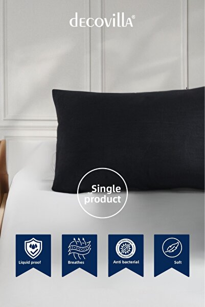 Decovilla Протектор за матрак с микро цип, 50x70, водоустойчив