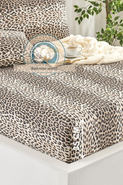 Touch طقم ملاءات مطاطية مزدوجة مقاس 35 سم - مع غطاء وسادة