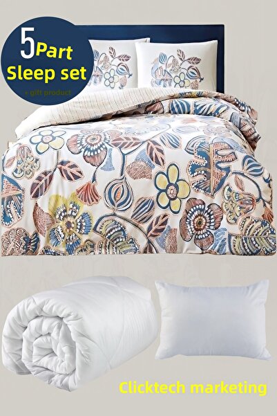 Taç Σετ κρεβατοκάμαρας Cecilia Abstract Theme με παπλωματοθήκη, μαξιλάρι και ...