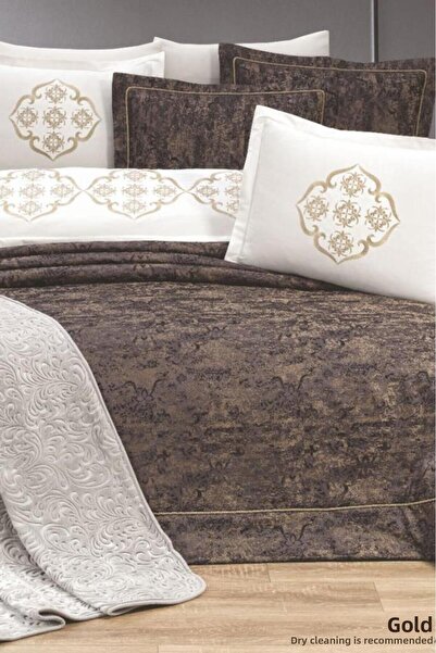 Çeyiz Diyarı Dowry Land Jasmin 10 Piece Dowry Set Gold