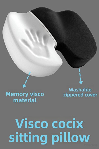 Ankaflex Visko Cocix Pernă Pernă de șezut Pernă de basur Pernă de șezut ortopedică Pernă de inel