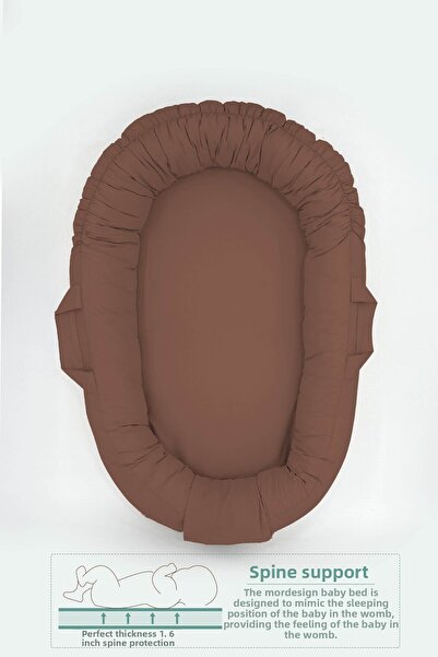 mordesign Babynest Orthopedic Baby Bed, Mother's Side Baby Bed, Ergonomic Design, Grand Series