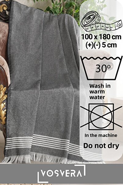 vosvera Husa Canapea Naturala Bumbac Cedru Unic 100x180 Cm