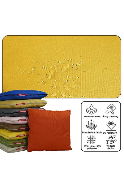 XPERMATE Yellow Tv Blanket Pillow - 145X205 Throw Pillow Welsoft, Airplane Pillow & Travel Pillow