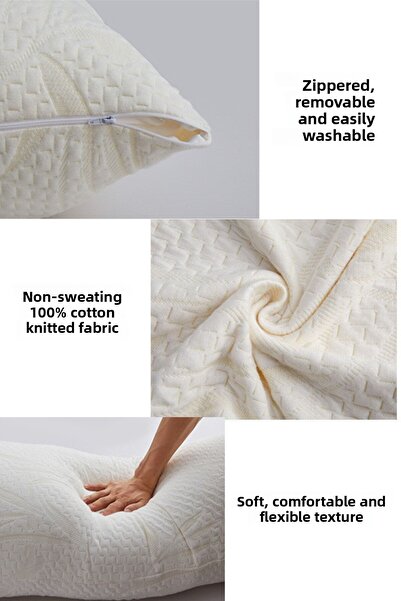 Elyaf Sepeti 2 Pieces Zippered Pillow Mattresses
