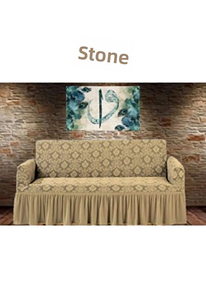 ELHOŞ غطاء مقعد جاكار 3 مقاعد. مقعد مرن قابل للغسل، أريكة، غطاء سرير أريكة