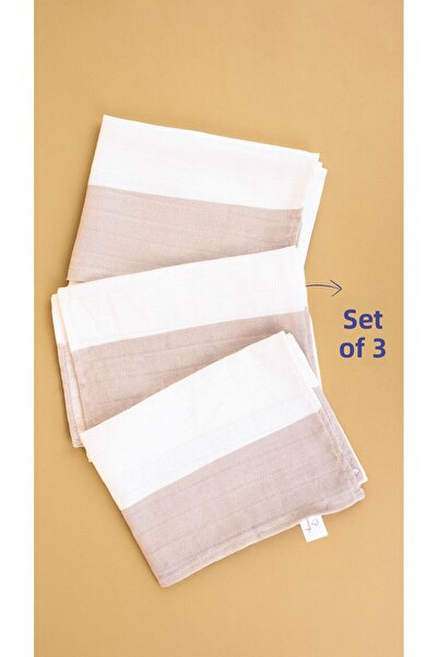 EMAYlab قطعة قماش للتجفيف ومتعددة الأغراض مصنوعة من الموسلين بنسبة 100% من Mindy Kitchen (مجموعة من 3)