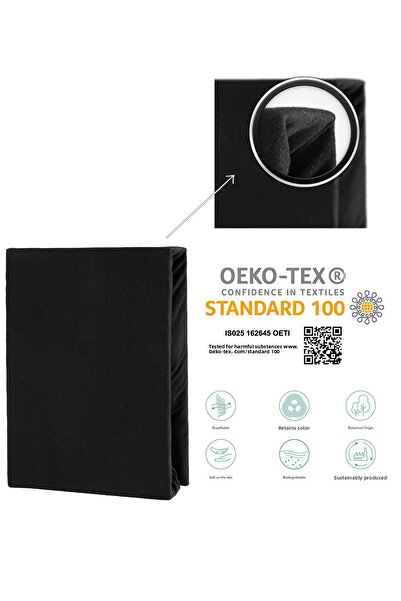 ATACA TEKSTİL Double Elastic Sheet Quality Fabric 100% Cotton, Sheet Cover Set, Breathable Fabric 200x200