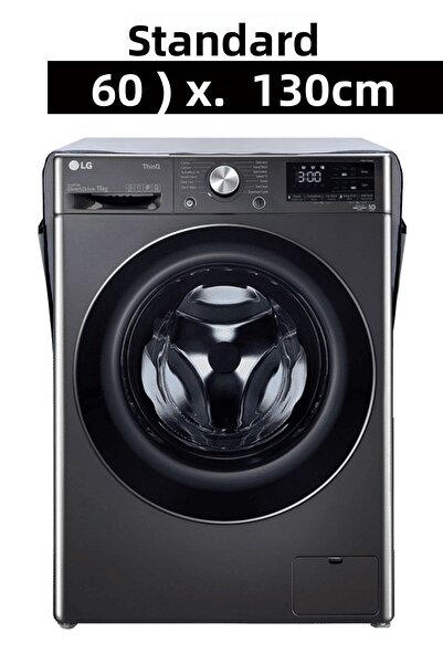 Bundera Washing Machine Protection Cover with 4 Pockets Bathroom Organizer Organizer Refrigerator Cover Storage Storage Bag