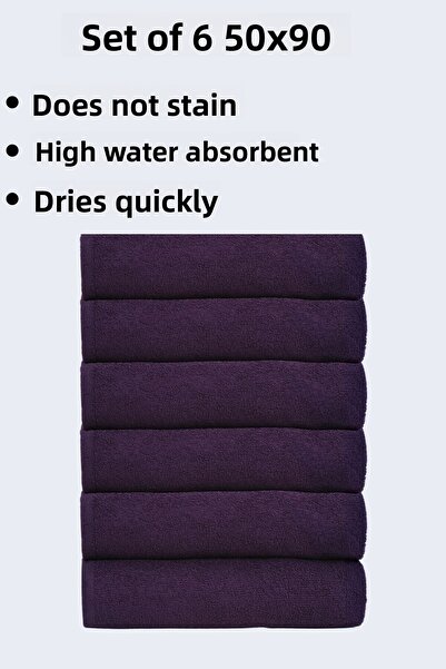 Dotamess 6 bucăți 50x90cm prosop sport din microfibră - coafor pentru mâini ș...