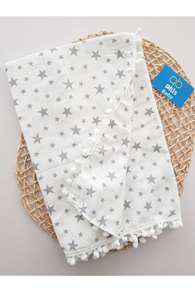 artıbebe بطانية غطاء موسلين مزدوجة الطبقات مرصعة بالنجوم |   قماش موسلين قطن ...