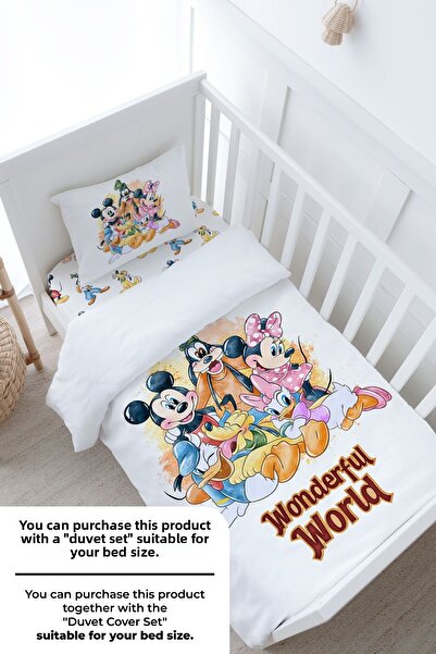 Tuğba Kuğu Σετ σεντόνια Baby Size - Σειρά κινουμένων σχεδίων - Mickey and Friends