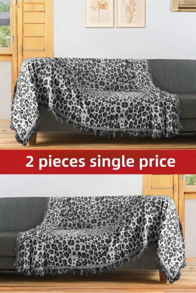 rellhome Set huse de scaun țesute 170x220cm - dublu