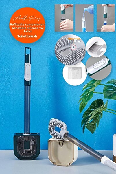 Anadolu Saray Çarşısı Βούρτσα Τουαλέτας Σιλικόνης - Επαναγεμιζόμενη και Εύκαμ...