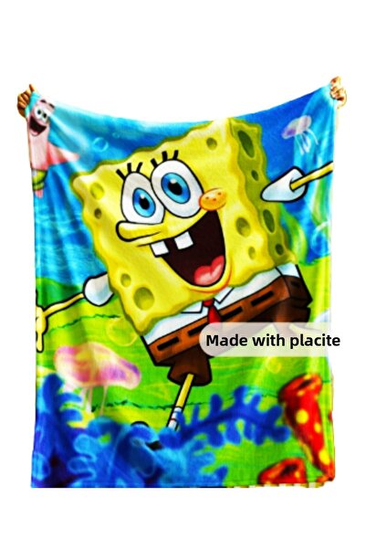 Elmas Dizayn سرير أريكة تلفزيون مقاس 150 × 220 سم - بطانية أطفال، مقاومة للبق...