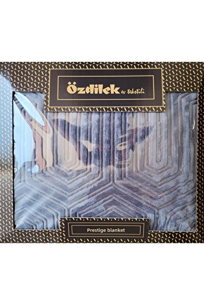 Özdilek Prestige K. Gray Single Blanket