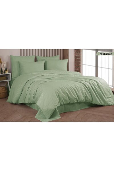 EVRİZON Set cuvertură de pilota din satin dublu