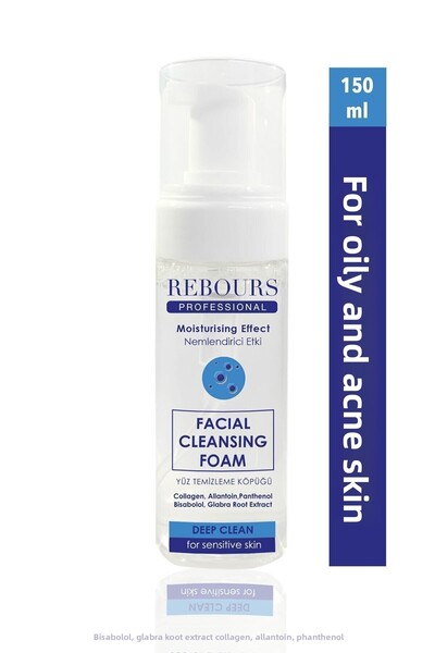 rebours professional رغوة تنظيف الوجه للبشرة الدهنية والمعرضة لحب الشباب
