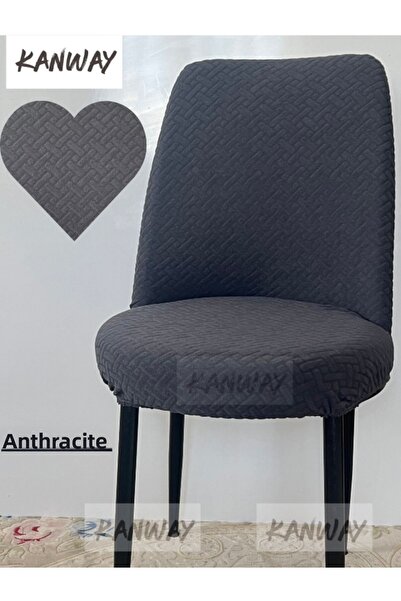 kanway غطاء كرسي بيضاوي بنمط طوب الجاكار. ليكرا، مرن، قابل للغسل، مطاط.