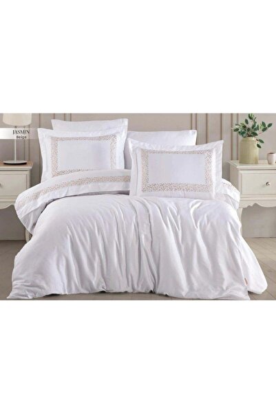 Özdilek Özdilek Duvet Cover Set Cotton Satin King Size (King Size) Jasmine Be...