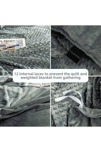 Terapise Wellsoft Quilt / Weighted Blanket Duvet Cover Double for Winter and Spring Months, 200x220cm