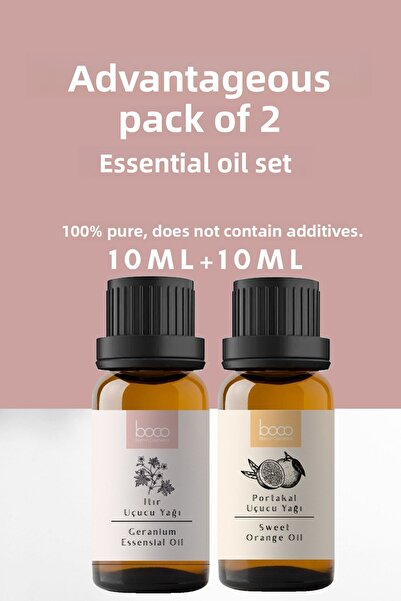 Boco Nature 2-Piece Advantageous Aromatherapy Set - Orange and Icer Pure Esse...