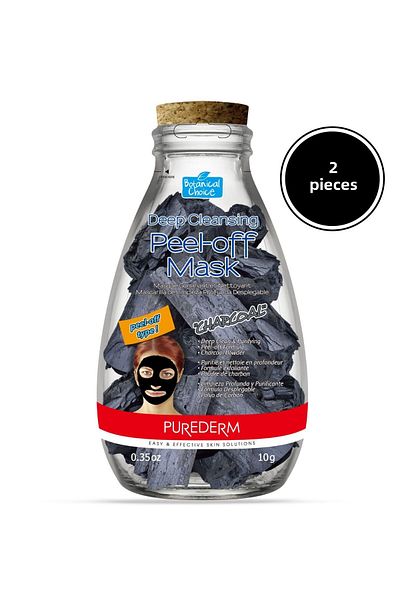 Purederm PUREDERM - Purifying and exfoliating peel-off mask "Charcoal", 10g