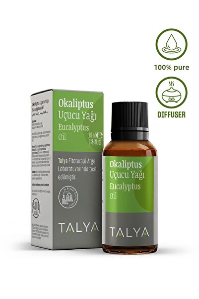 Talya زيت الأوكالبتوس العطري (زيت الأوكالبتوس الأساسي)، نقي وطبيعي 100%، 10 مل