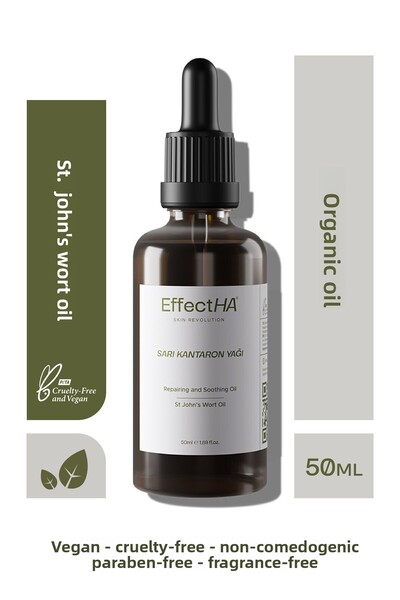 EffectHA Organic St. John's Wort Oil 100% Pure Natural and Additive Free Essential Oil 50ml