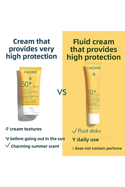 Caudalie Vinosun High Protection Sunscreen Cream Spf50 50 ml