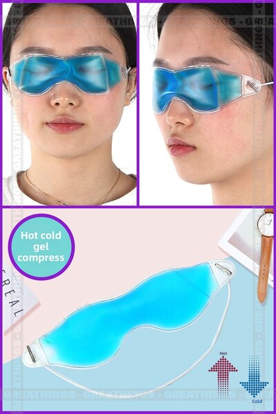 Greathings قناع العلاج الساخن والبارد المريح تحت العين