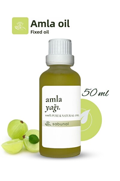 sabunal زيت أملا 50 مل - زيت طبيعي للعناية بالشعر واللحية معصور على البارد