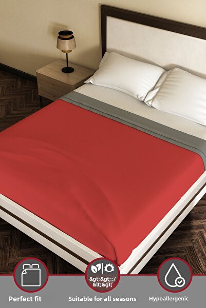 Eve Tekstil Ranforce Double Antiallergic Modern Duvet Cover Double Sided Duvet Cover 200X220 cm