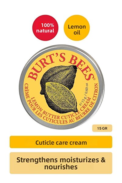 Burts Bees كريم العناية بالبشرة حول الأظافر يحتوي على زيت الليمون