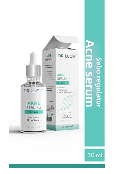 DR LUCİE سيروم حب الشباب 30 مل - يساعد على إزالة حب الشباب والاحمرار والرؤوس ...