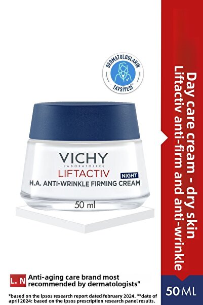 Vichy Night Cream with Effect Anti-Slip 50ml - Cosmetologist Liftactivesupreme