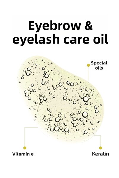 Milleunenuits Valide Sultan Eyebrow & Eyelash Care Serum with Keratin, Vitamin E and Natural Oil 20 ml