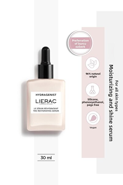 Lierac All Day Hydrating, Brightening, Anti-Aging Serum with Hyaluronic Acid ...