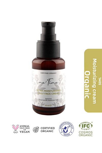 me time 50ml Organic Moisturizing Daily Face Care Cream