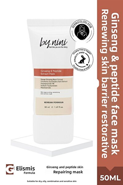 By Nini Renewing Face Mask with Ginseng and Peptide 50 ml
