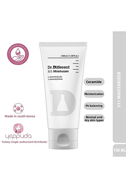 Dr.Different مرطب 311 - كريم مرطب بمحتوى السيراميد لأنواع البشرة الجافة والعادية