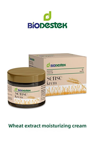 Biodestek كريم سينس كريم مرطب للعناية بالبشرة بخلاصة القمح 140 جرام