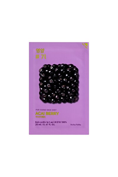 Holika Holika قناع الوجه Pure Mask Sheet Acaiberry - قناع الوجه مع فاكهة Acai