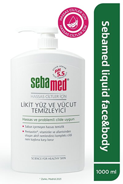 Sebamed Moisturizing Effective Face and Body Cleansing Gel with Pentavitin fo...